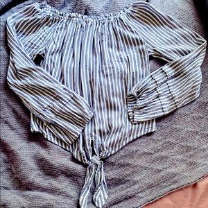 Hollister off the shoulder top